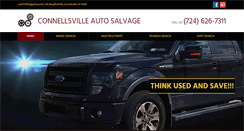 Desktop Screenshot of connellsvilleautosalvage.com